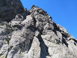 Lomnický to Pyšný Traverse - Pyšný Climb