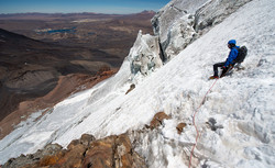 Pomerape - SE Ridge Icefall