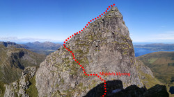 Lilletussen - klyving i skaret