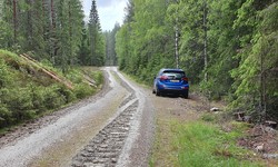 P-lomme v/Kleivtjønn låst bom