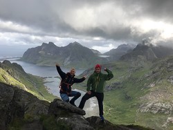 Helvetestinden - merka sti fra sørøst