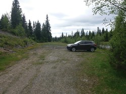 Krokvassfjellet parkering