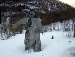 Fridtjof statuen i Juvika