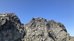 Råna - klyving på toppeggen