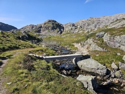 Gangbru over Grågavltjørna