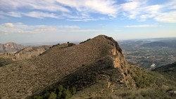 North of Pena De Orihuela