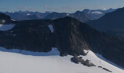 Sørøst for Mjølkedalspiggen