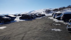 Strynefjellsvegen vinterparkering