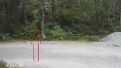 Eikenakken - sti fra sørvest