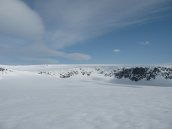 Punkt på Ålfotbreen