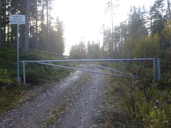 Fiskehøl Heiveien bom