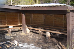 Gapahuken ved Uglevegen