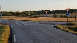 Rundkjøringa på Adal