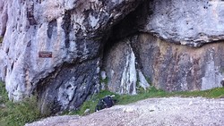 Anseilplatz Anna Klettersteig