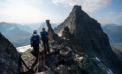 Nordre Smørskredtinden SV-ryggen klatring