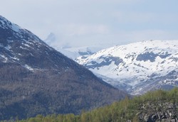 Rv 53 utsiktspunkt nær Øvre Årdal