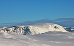 Punkt på Ramnefjellbreen