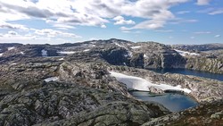 Sør for Store Norddalsvatnet