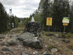 Treriksrøysa Norge, Finland, Russland