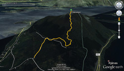 Lidaveten normalrute