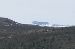 Rv 51 utsiktspunkt mot Glittertind