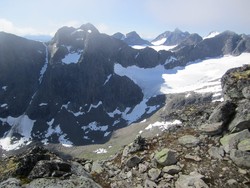 Maradalsyggen - skulder ned til Slingsbybreen