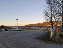 Fossum idrettsanlegg p-plass