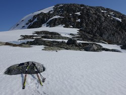 Vest for Skarvedalsbreen