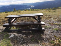 Ålfjell utsiktsbenk øst