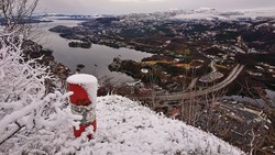 Trigpunkt nord for Orretua