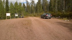 Stora Korpimäki - parkeringsplass