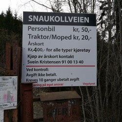 Snaukollveien bomvei