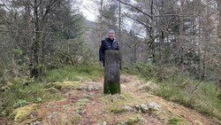 Litla Langafjellet søyle