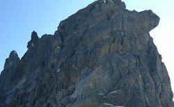 Kvanndalstinden - Vestegga nedre klatreparti